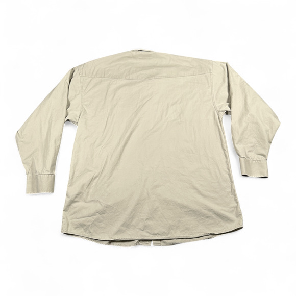 Panhandle Slim Shirt Adult MEDIUM Brown Western Cowboy Stone Pearl Snap - Picture 3 of 9